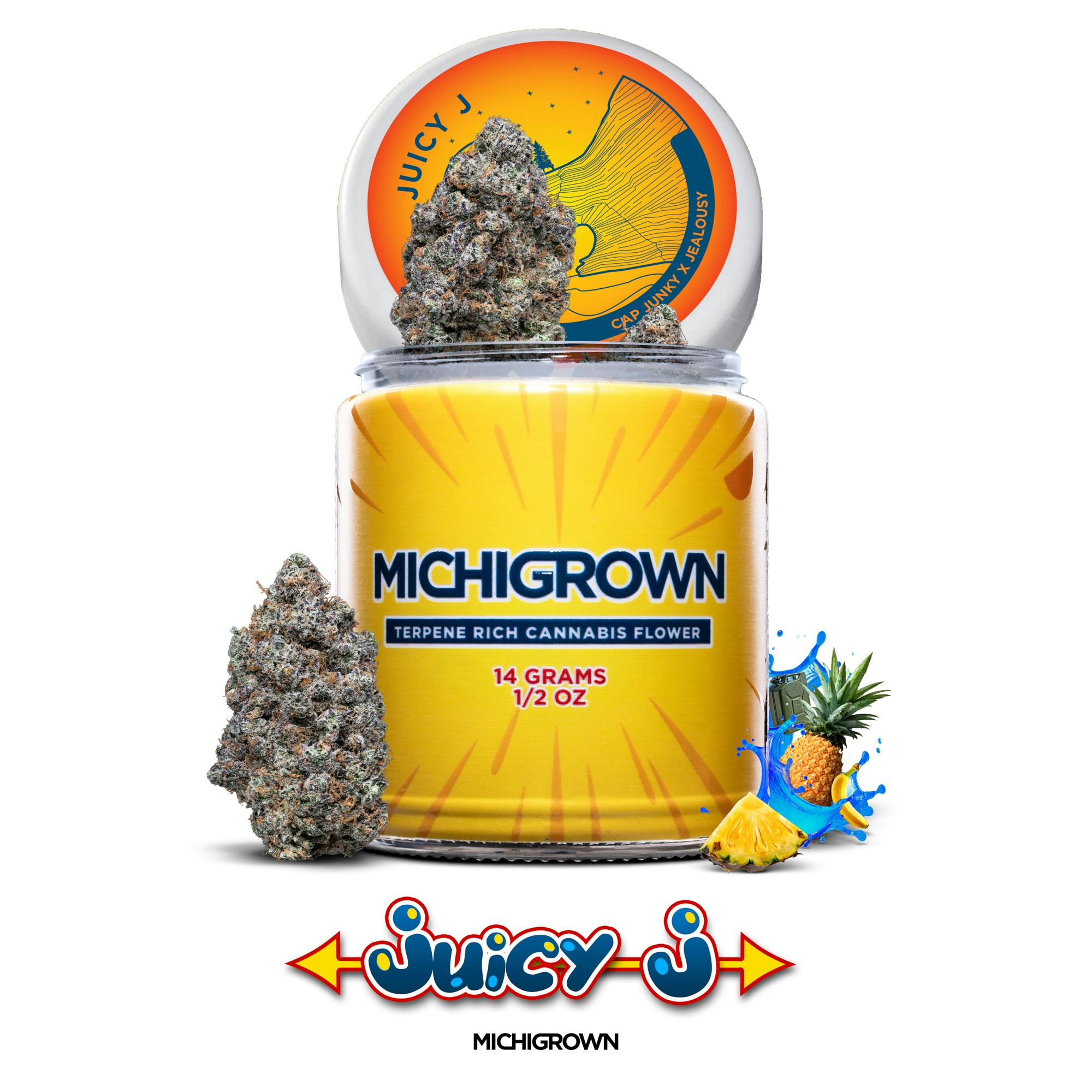 JUICY J - 14 GRAMS - PREMIUM FLOWER - JARS by MICHIGROWN