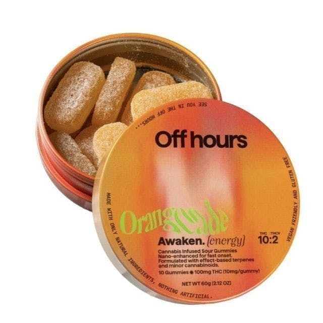 Awaken | 10:4:2 Orangeade | Rosin Edibles | 100mg | 10ct | 10mg/ea