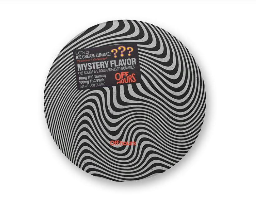 Ice Cream Sundae | Mystery | Live Rosin Edibles | 100mg | 10ct | 10mg/ea by Off Hours