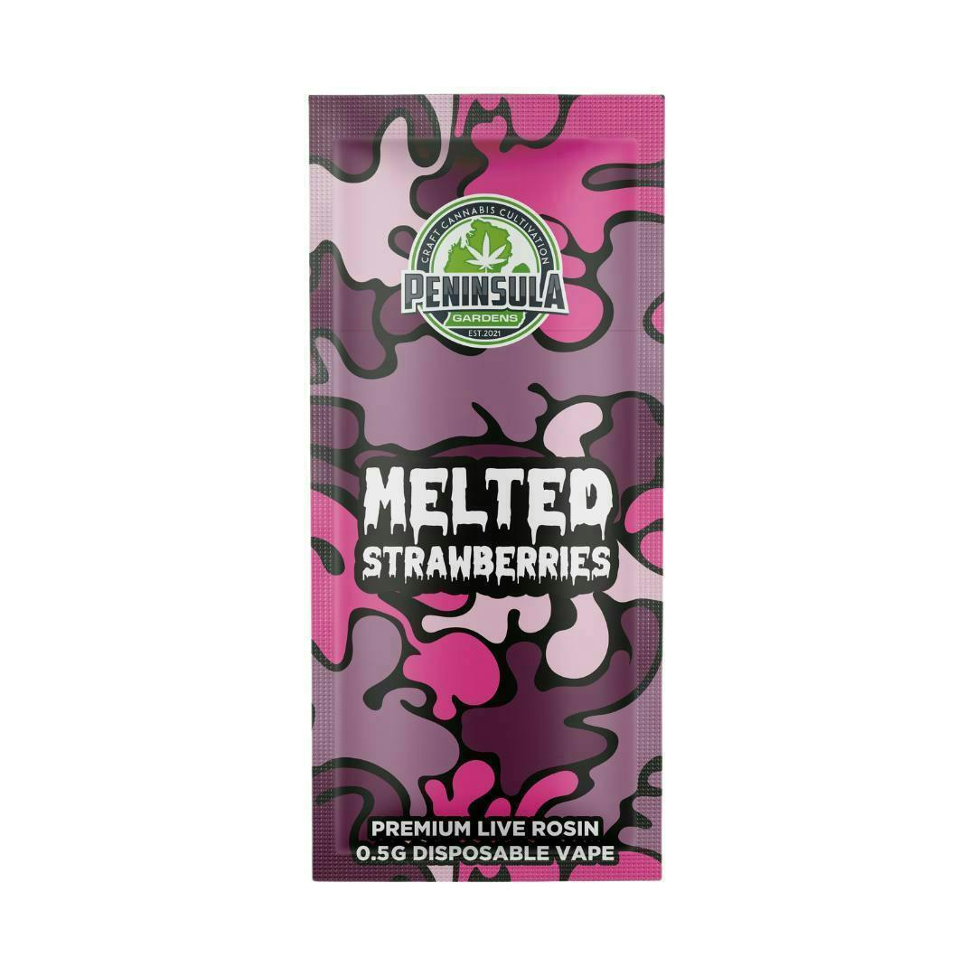 Melted Strawberries | Live Rosin Disposable | 0.5g