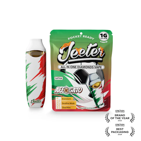 Jeeter Jeeter WC 26 · All-In-One Diamonds Vape · Affogato, All-In-One