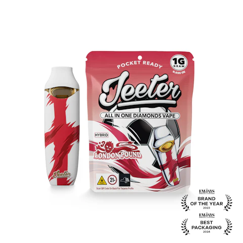 Jeeter Jeeter WC 26 · All-In-One Diamonds Vape · London Pound, All-In-One