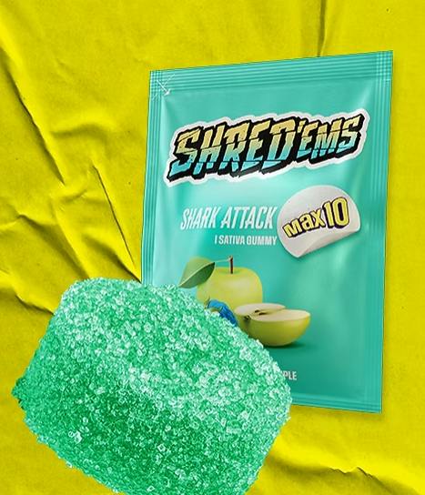 Shark Attack | SHRED'ems Gummy | 10mg | Single