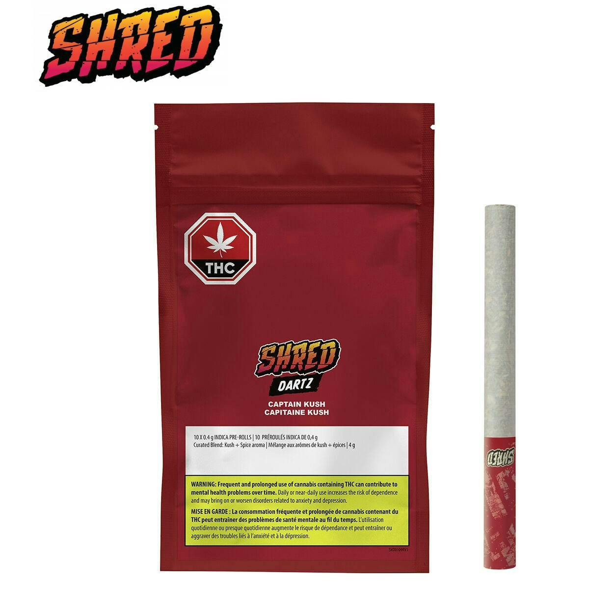 Captain Kush | Minis | 0.4g/ea | 10pk