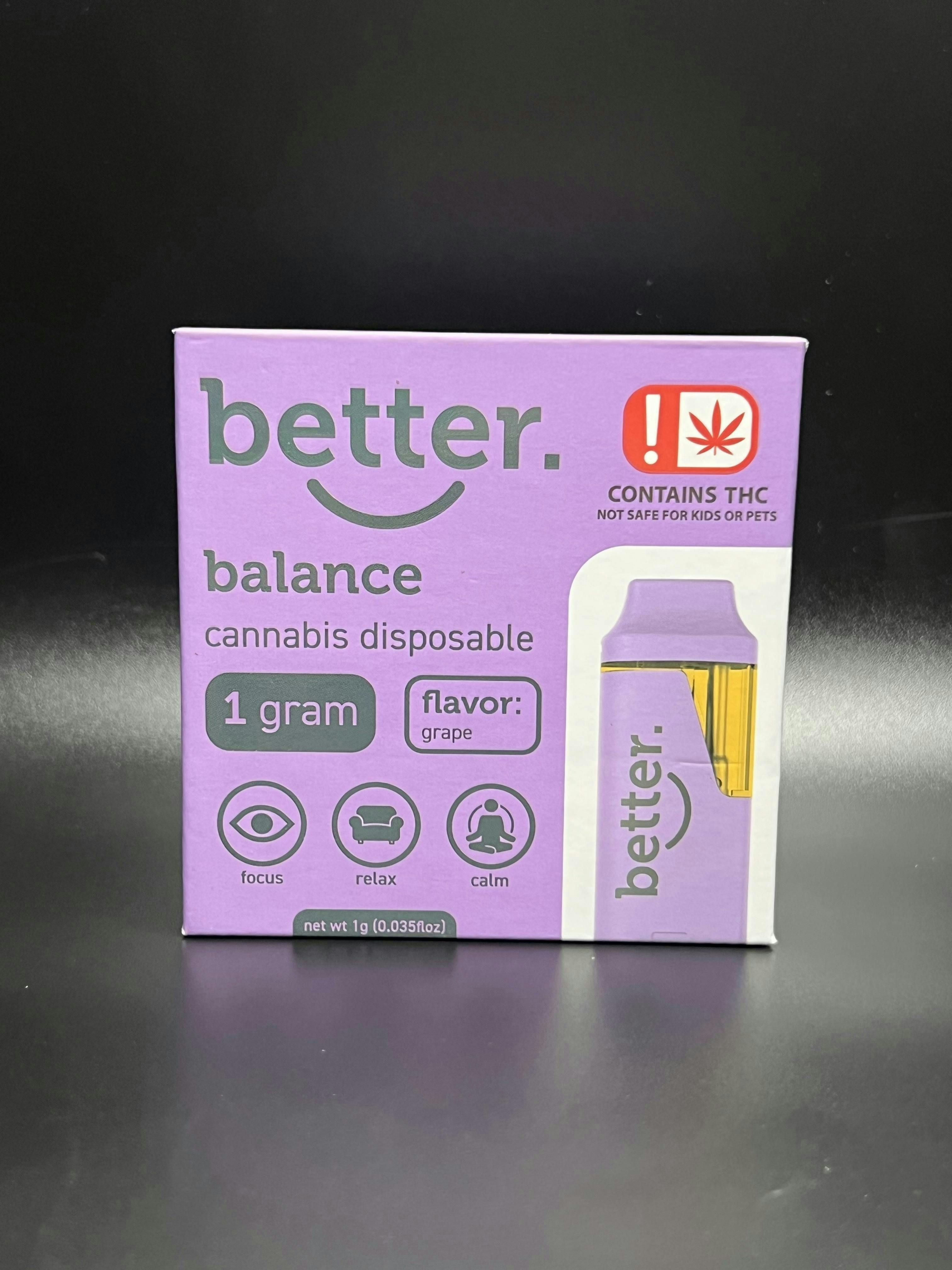 Balance: Grape | Disposable | 1g