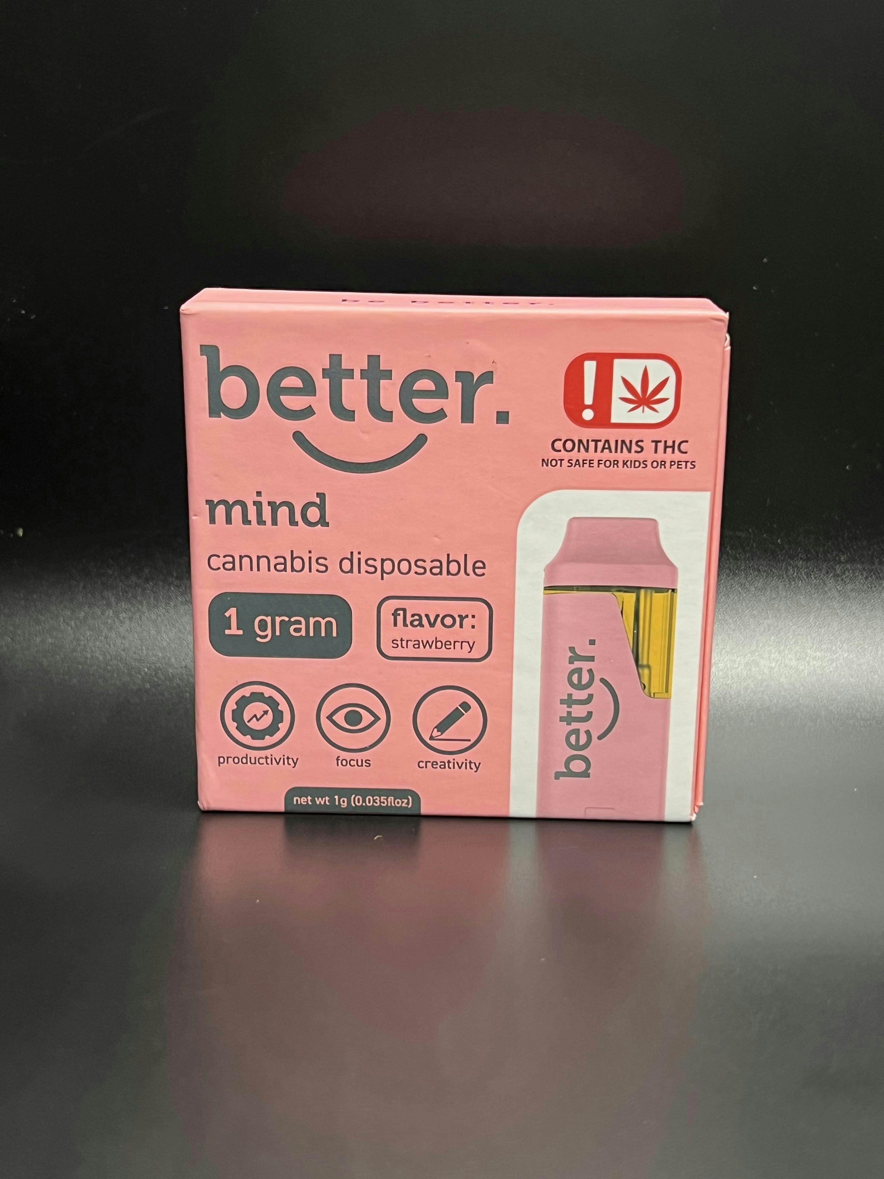 Mind: Strawberry | Disposable | 1g