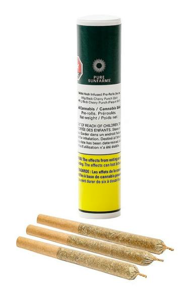Black Cherry Punch | Infused Joints | 0.5g each | 3pk