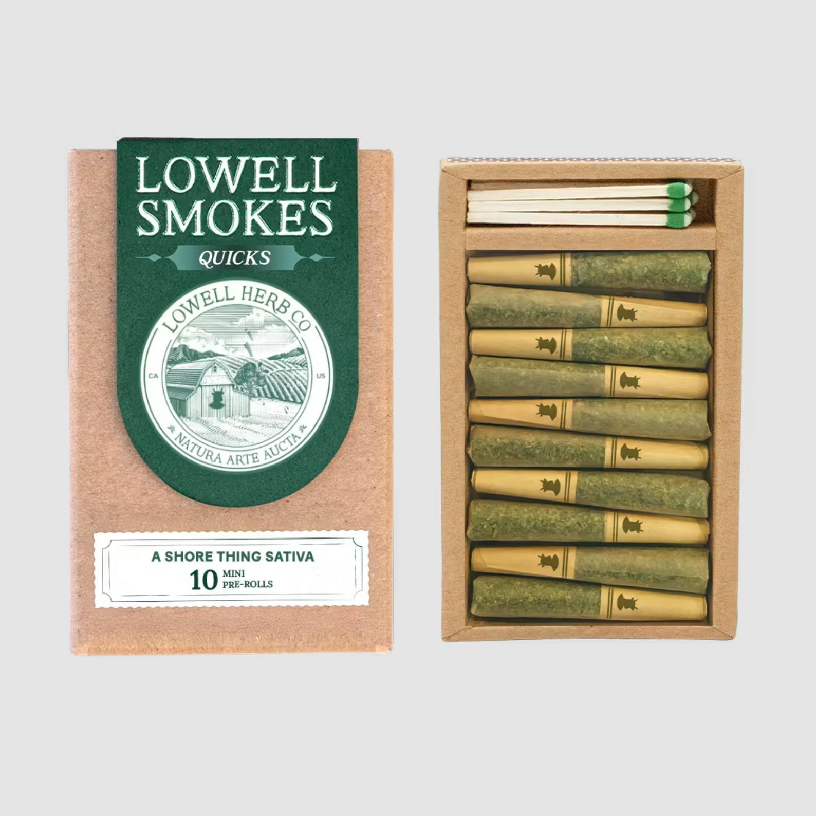 A Shore Thing | Quicks Mini Pre-rolls | 0.35g each | 10pk by Lowell Herb Co.