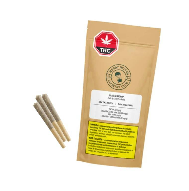 Blue Gumdrop | Mini Joints | 0.5g | 3pk