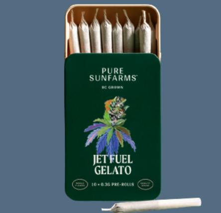 Jet Fuel Gelato | Minis | 0.3g each | 10pk