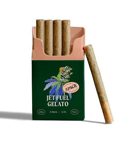 Jet Fuel Gelato Straight Cut | Joints | 0.7g each | 5pk