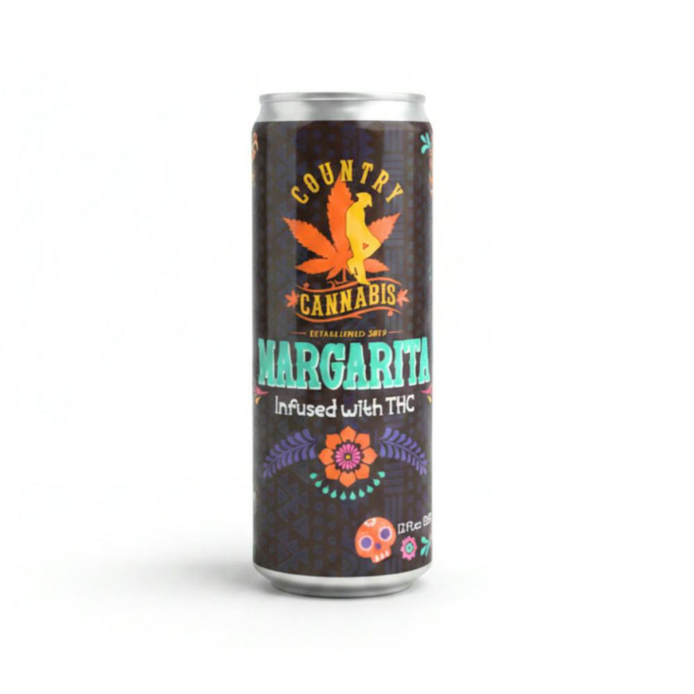 Sparkling Margarita Seltzer | Beverage Drinks | 25mg | 12oz Slim Can
