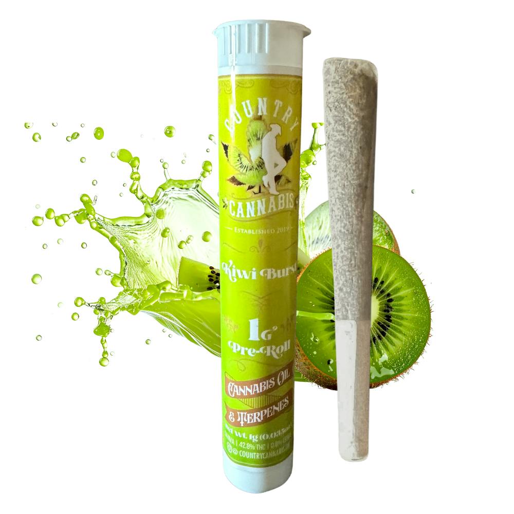 Kiwi Burst | Infused Pre-Roll | 1G