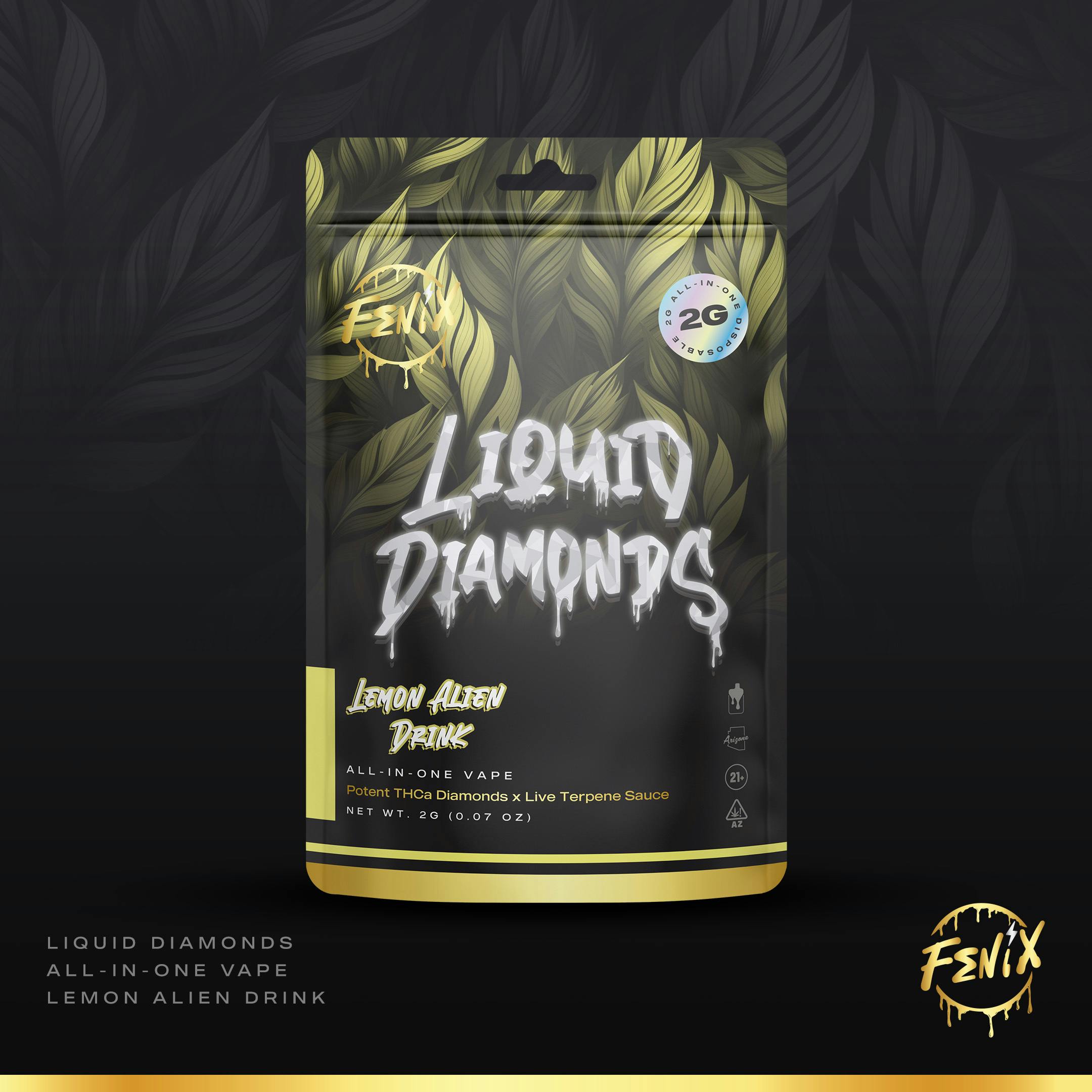 Lemon Alien Drink · Disposable