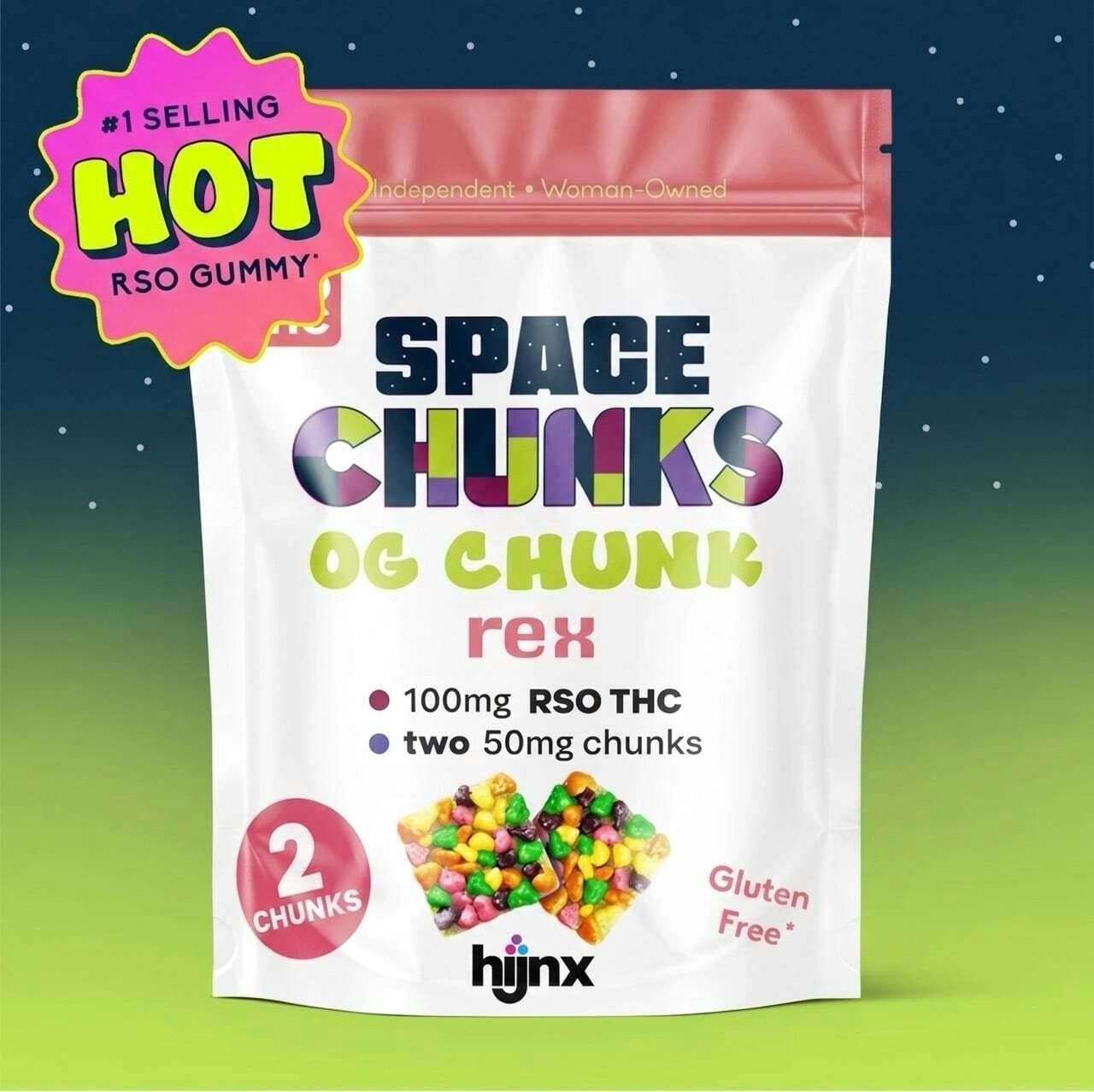 Rex OG | Gummies | 2pk | 50mg/ea at Mystic Greenz