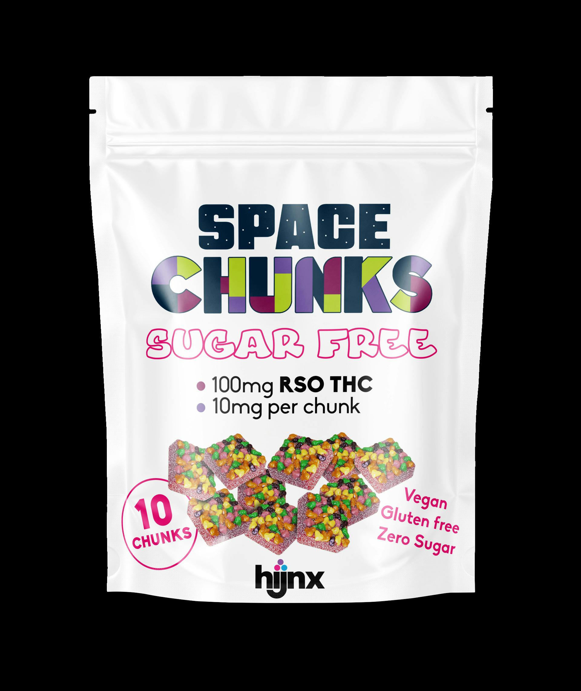 Sugar Free Space Chunk Minis | Gummies | 10pk | 10mg/ea