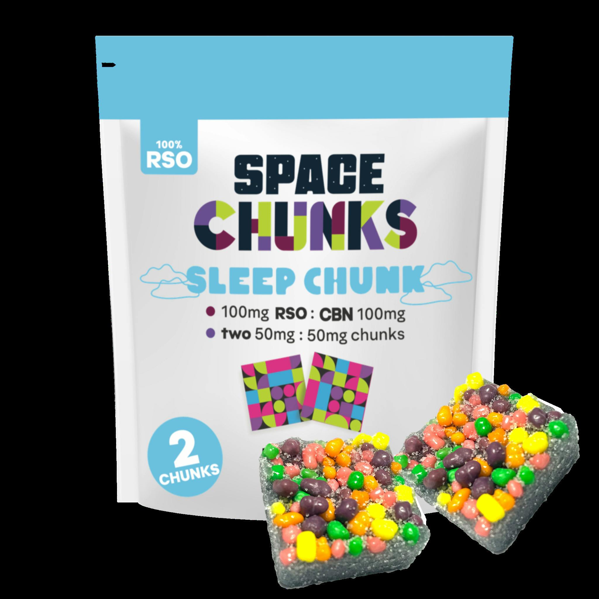 HIJNX Sleep Chunk RSO/CBN 100mg | 2pk | 50mg/ea