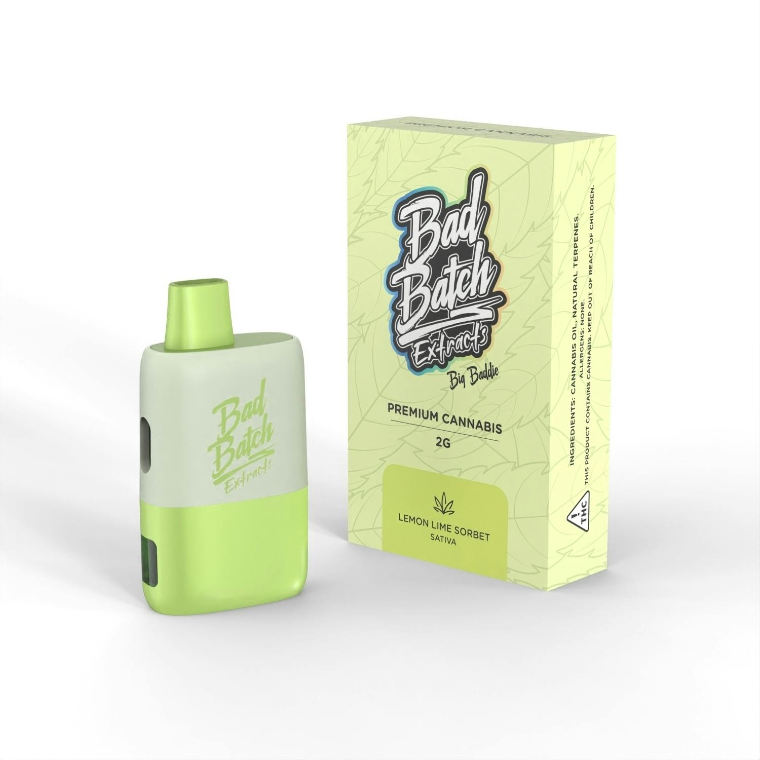 Lemon Lime Sorbet | Disposable | 2g