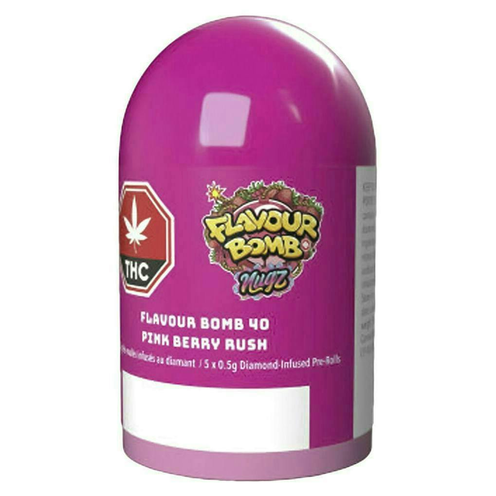 Pink Berry Rush | Flavour Bomb Infused Minis | 0.5g each | 5pk