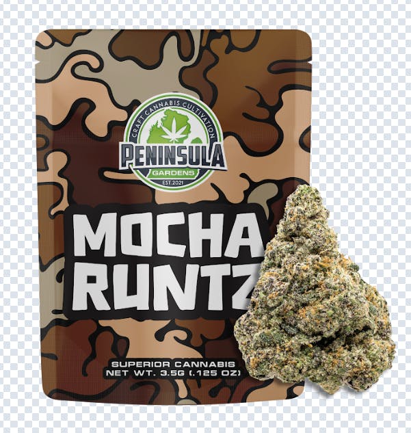 Peninsula Gardens | Mocha Runtz | Big Buds | 3.5g by Peninsula Gardens