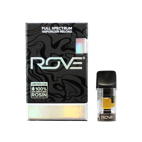Rove Pineapple Express · Solventless Live Rosin · 0.5g (Reload), Cartridges