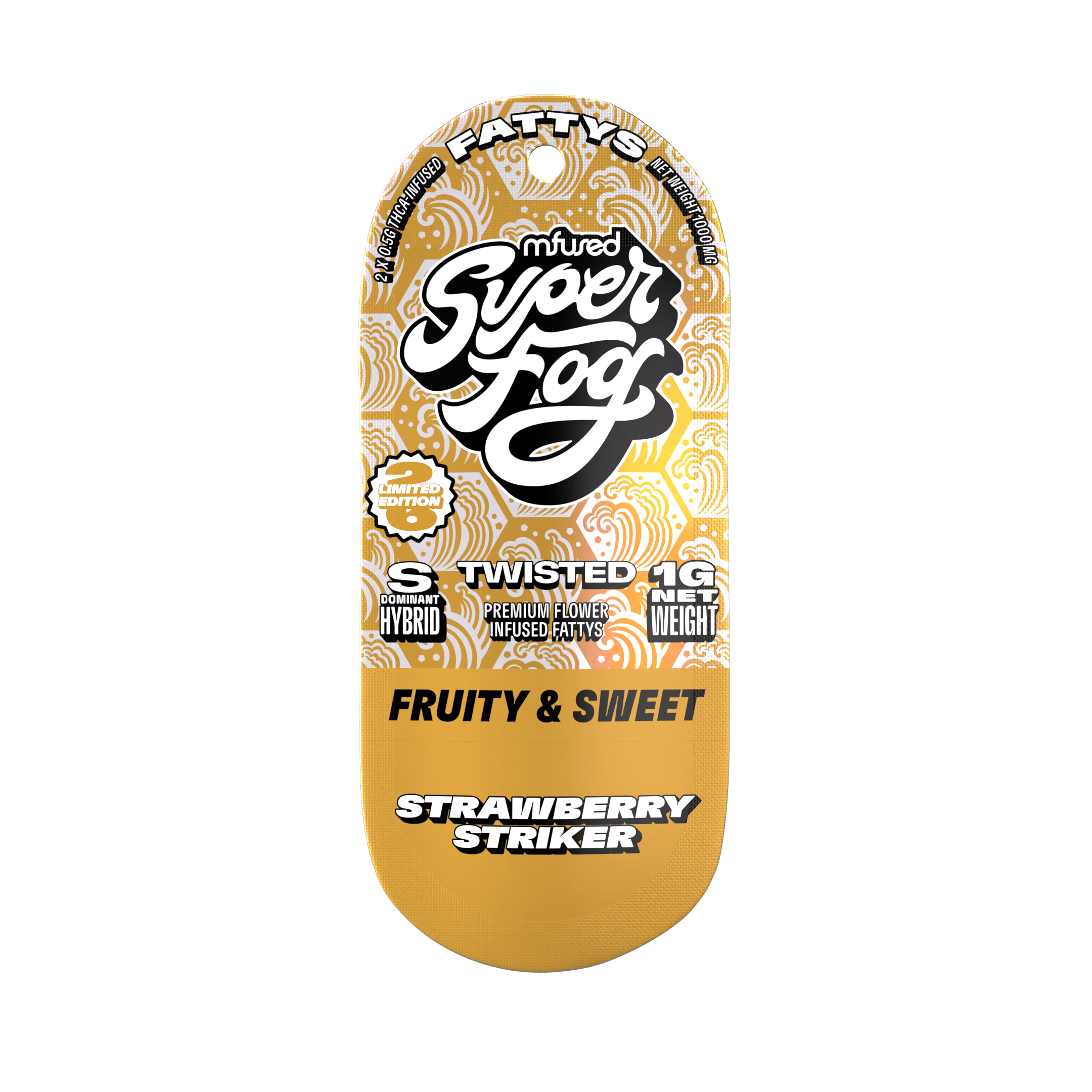 Strawberry Striker · TWISTED Fatty's Infused Minis · 0.5g each