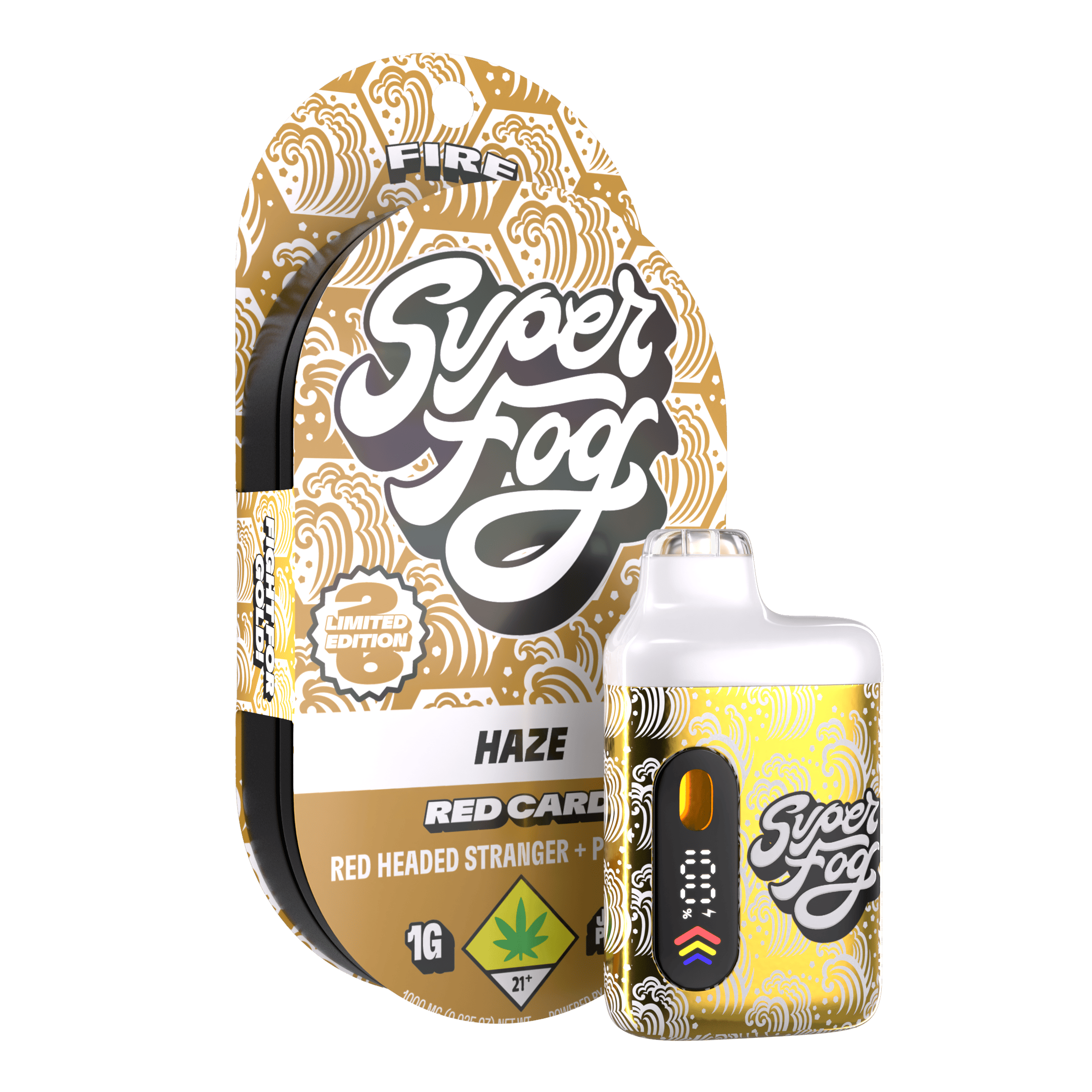 Red Card (FC Super Fog Limited Edition) | FIRE Jefé Plus Disposable | 1g by Super Fog by MFused