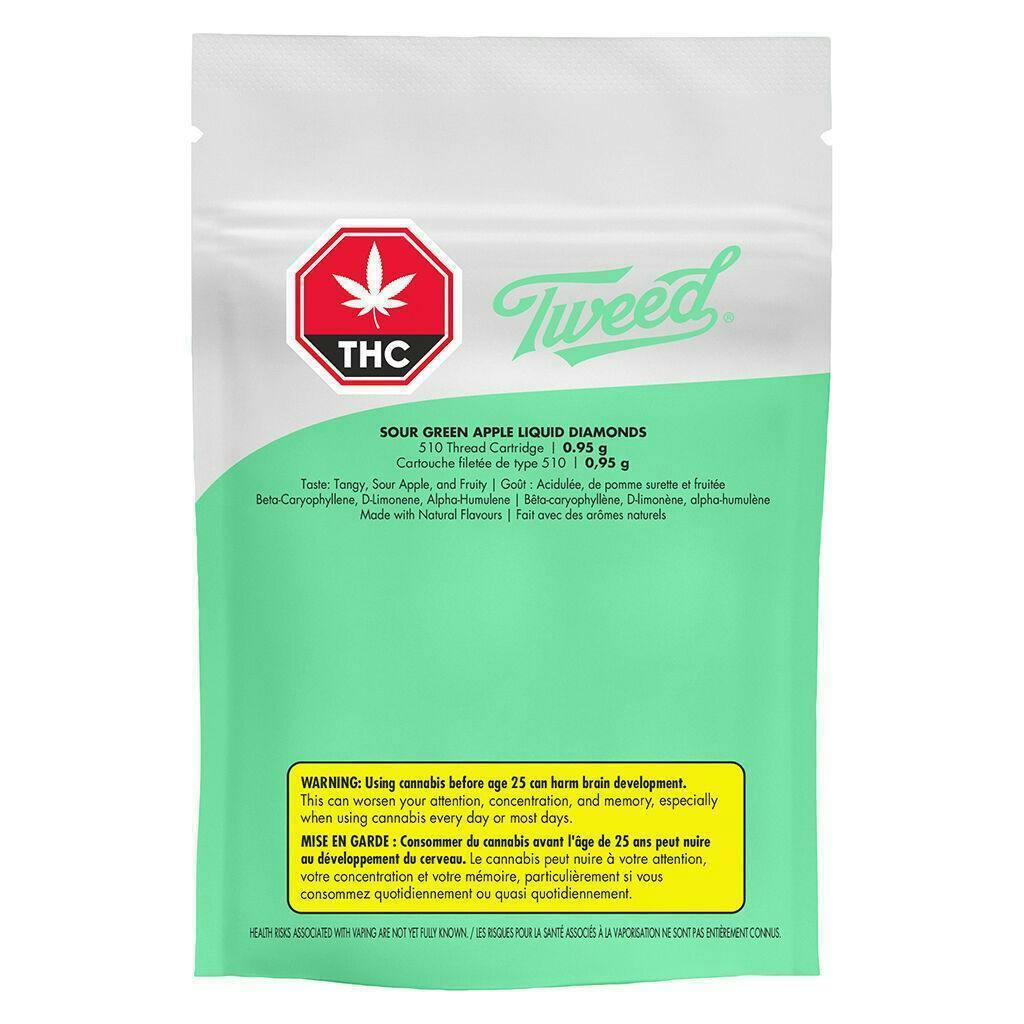Sour Green Apple | Liquid Diamonds Cartridge | 0.95g