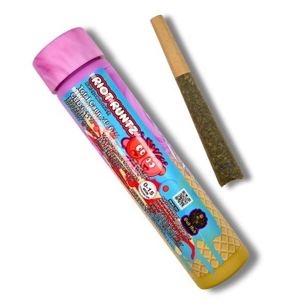 Riot Runtz | Rosin Infused Joint | 1g by Ice Kream Hash Co.