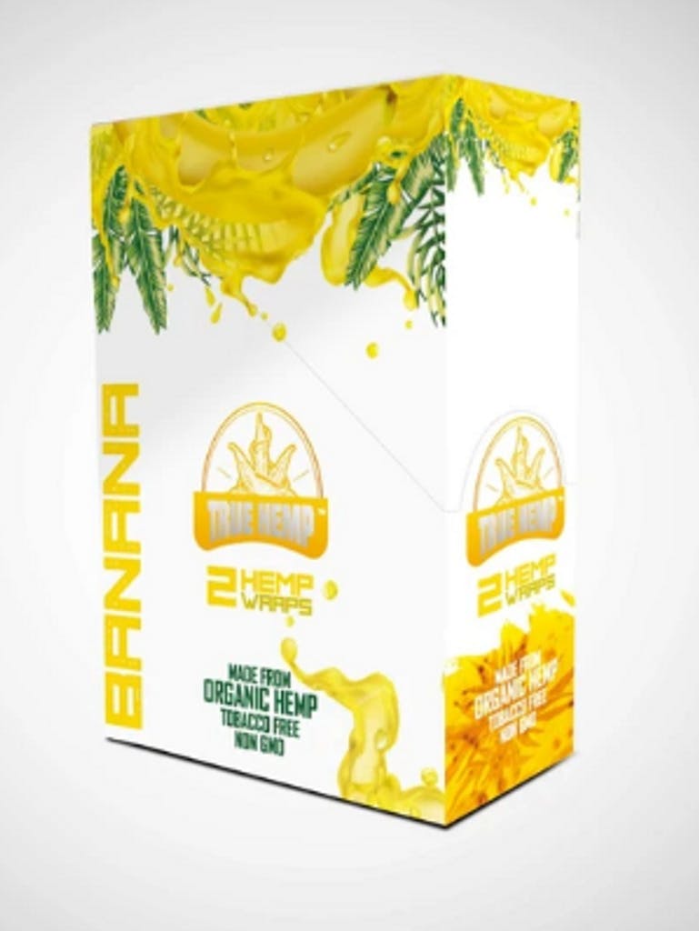 Organic Hemp Wraps Banana 2 pack | Accessories at Star Buds Medical Cannabis Dispensary Oxford