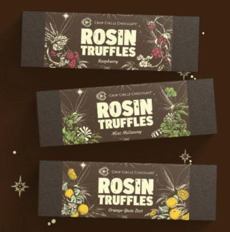 Blueberry Chocolate Truffle | Chocolates | 5pk | 20mg/ea