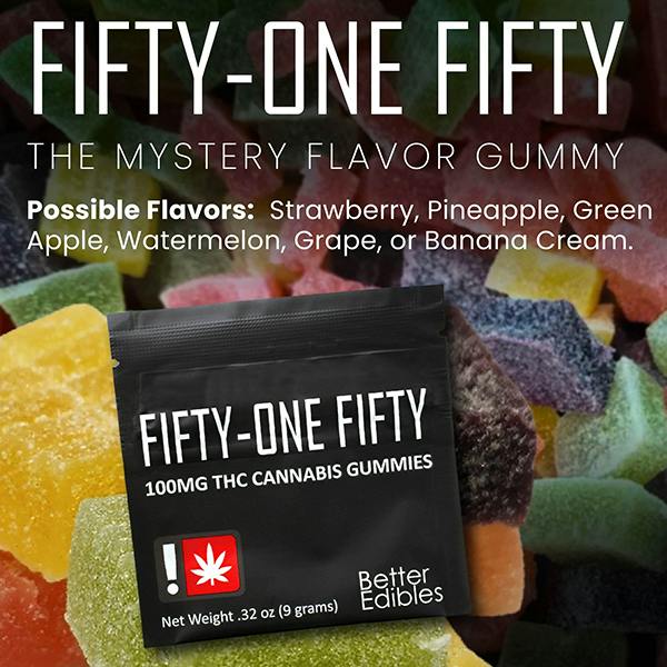 Fifty-One Fifty | Gummies | 100mg/ea at High Lakes Cannabis Monmouth