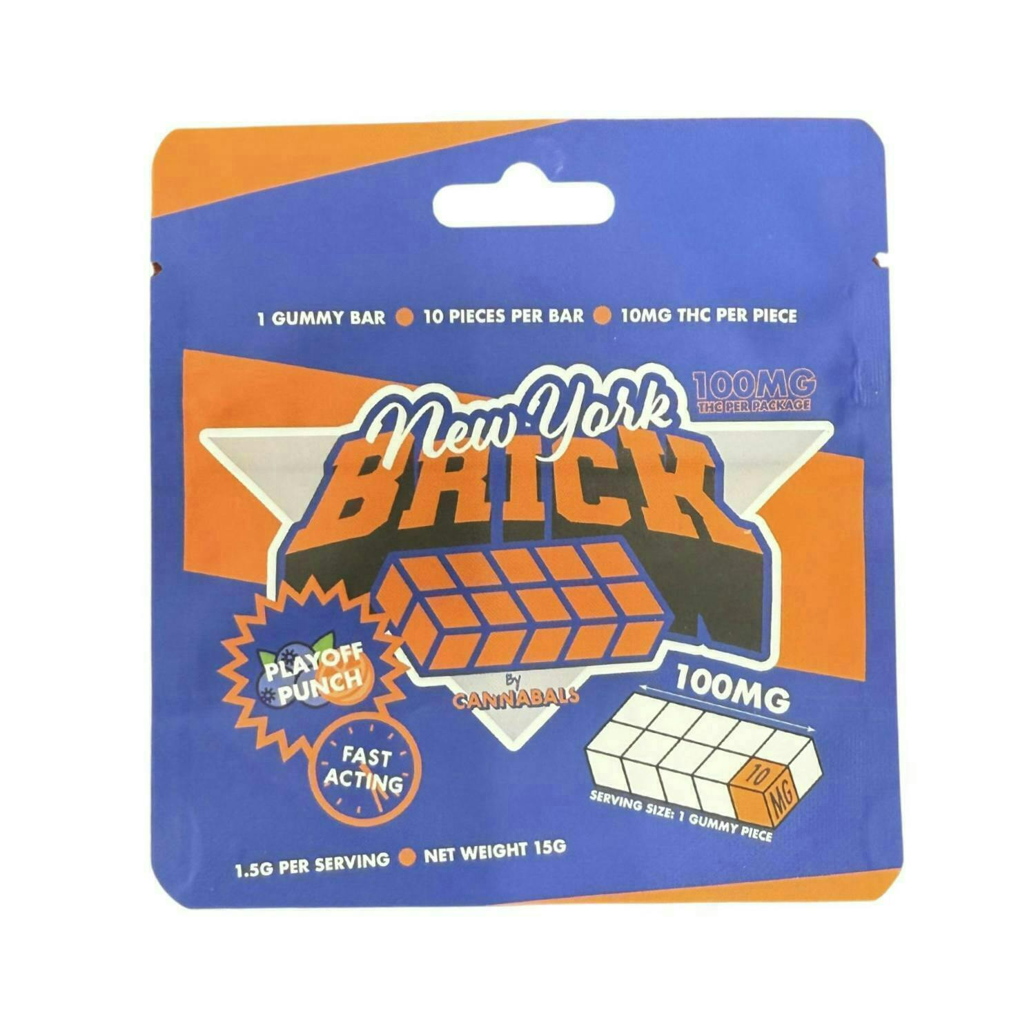Playoff Punch Gummies | 100mg | 10ct | 10mg/ea