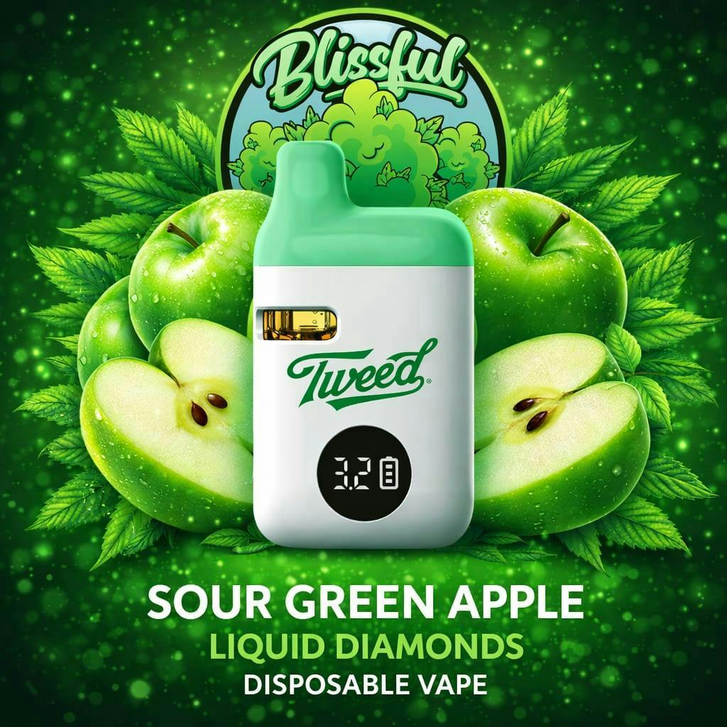 Sour Green Apple | Liquid Diamond Disposable | 1g