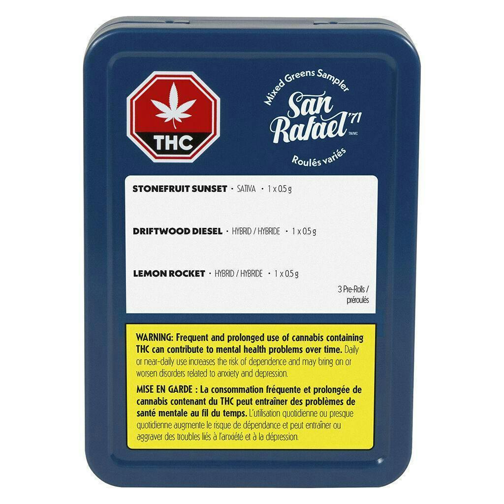 Mixed Greens Sampler | Mini Joints | 0.5g | 3pk