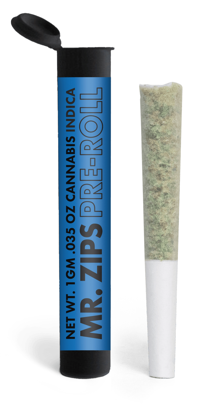 MR. ZIPS | Kept Secret | Indica | Pre-Roll | Single 1g