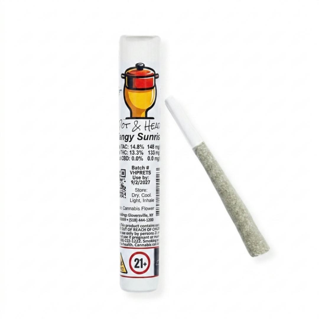 POT & HEAD | 1G | NON-INFUSED PRE-ROLL | TANGIE SUNRISE