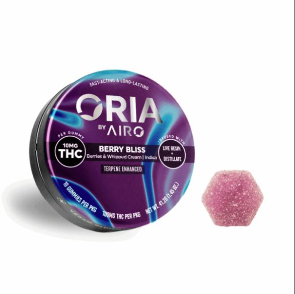Berry Bliss | Oria - Artisan Series | 100mg Live Resin Gummies by Airo Brands