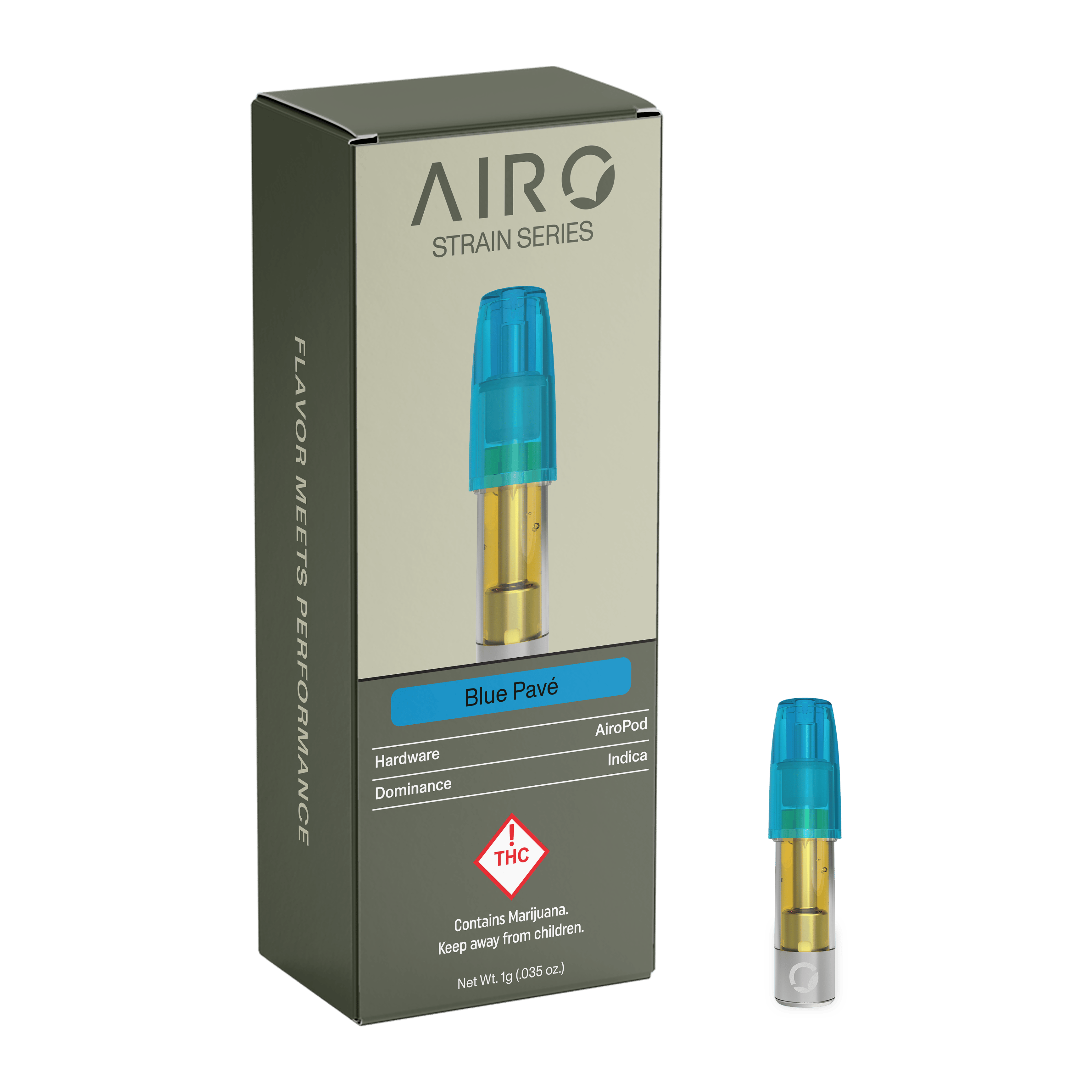 Blue Pave | AiroPod - Strain Series | 1g Pod at Mystic Greenz