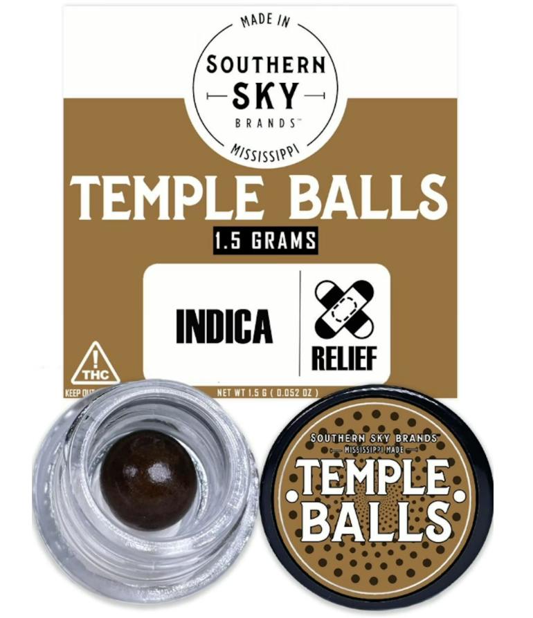 Indica Hashish Temple Balls | Ice Water Hash | 1.5g