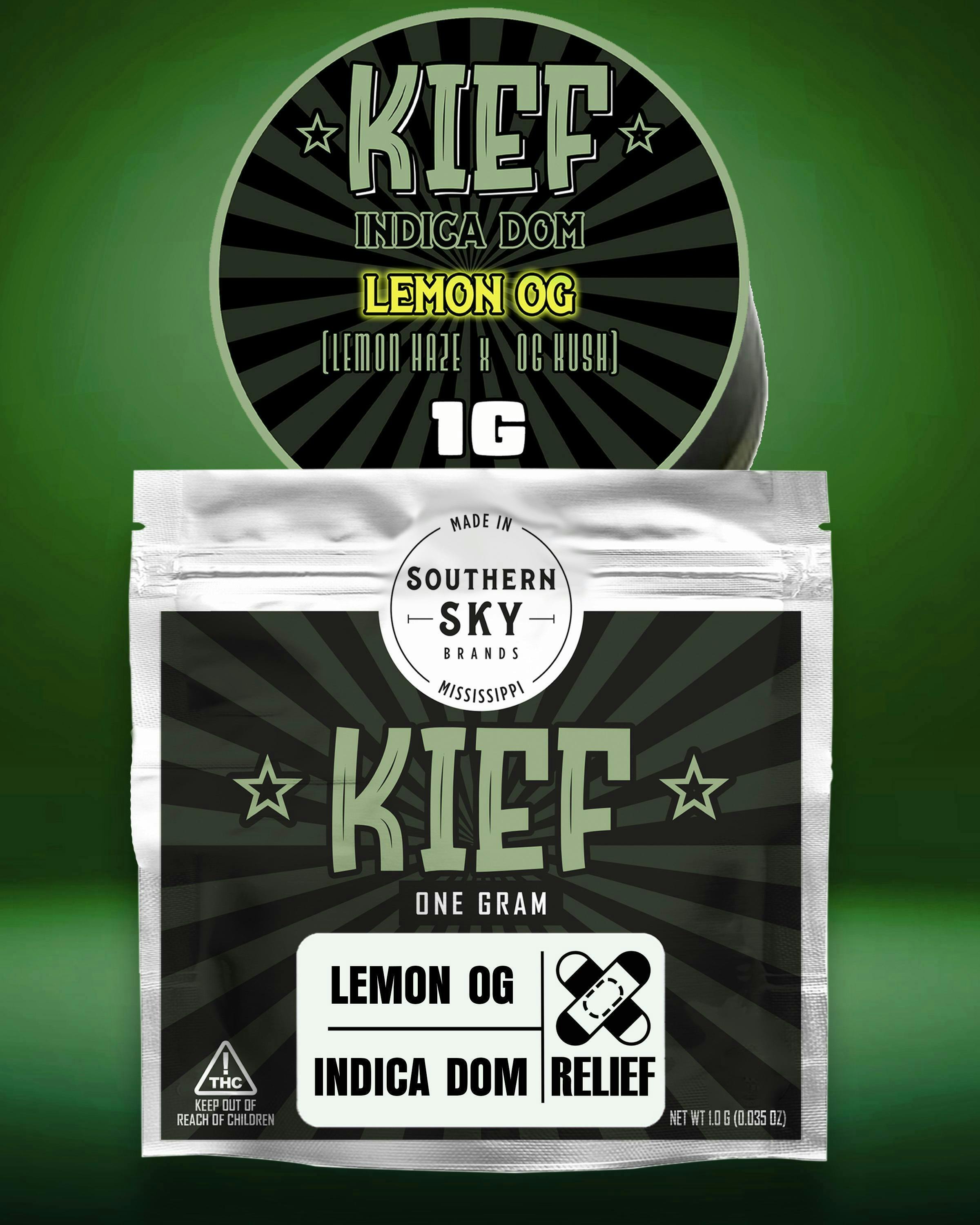 Lemon OG | Kief | 1g at DABBS Cannabis Dispensary