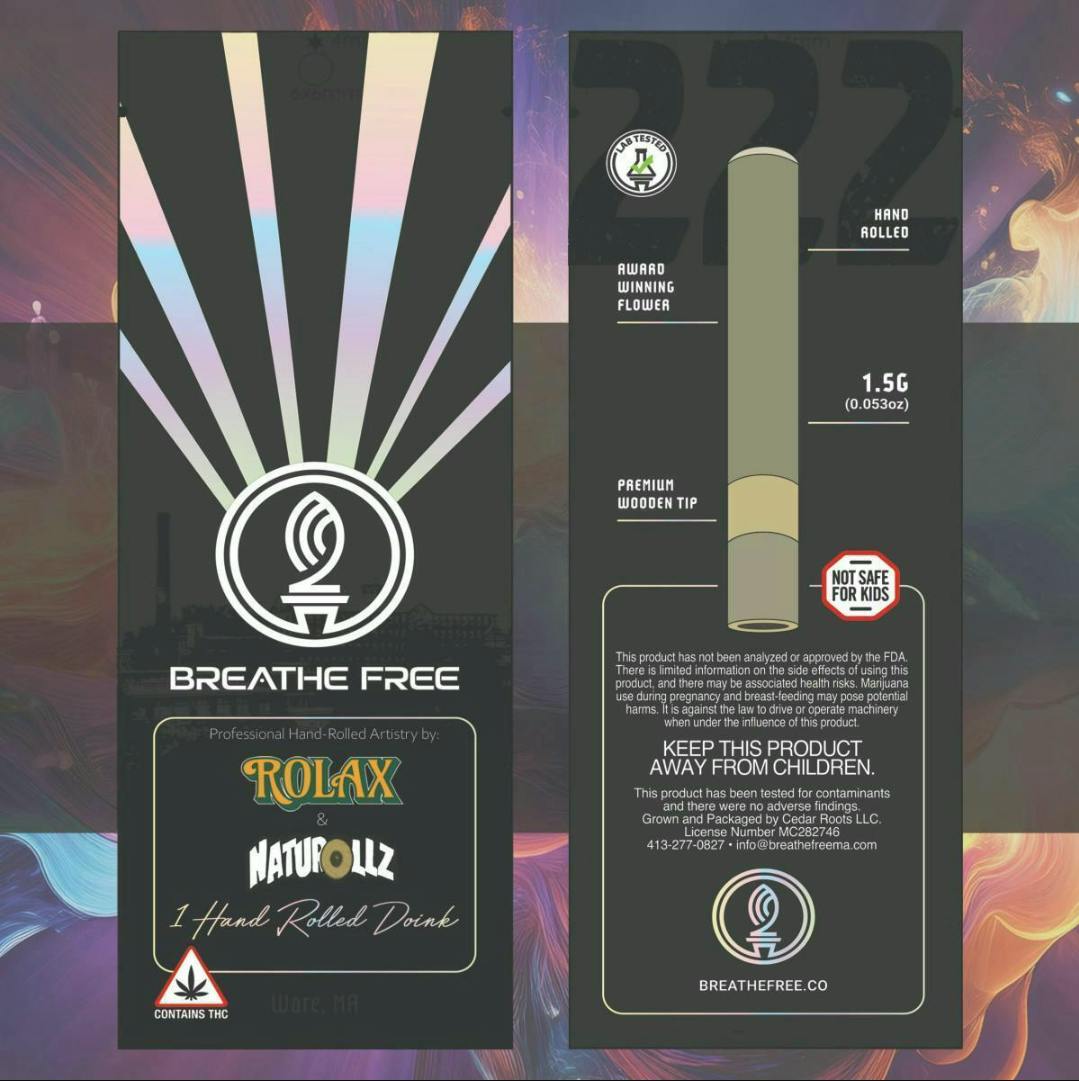 Breathe Free x Rolax | Red Taffi | Joint | 1.5g by Breathe Free