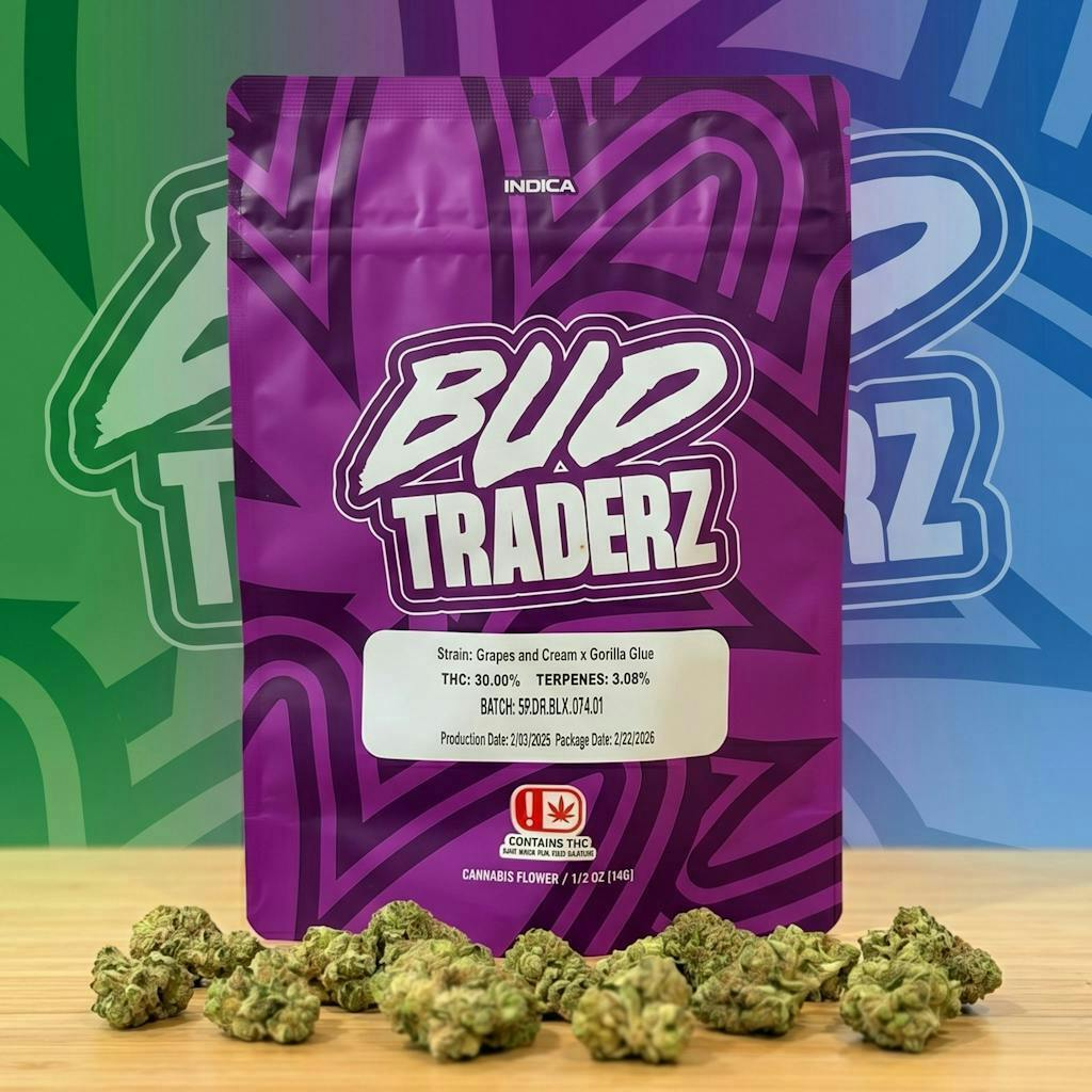 14g RS11 x Gorilla Glue - Big Buds- Bud Traderz (Indica)