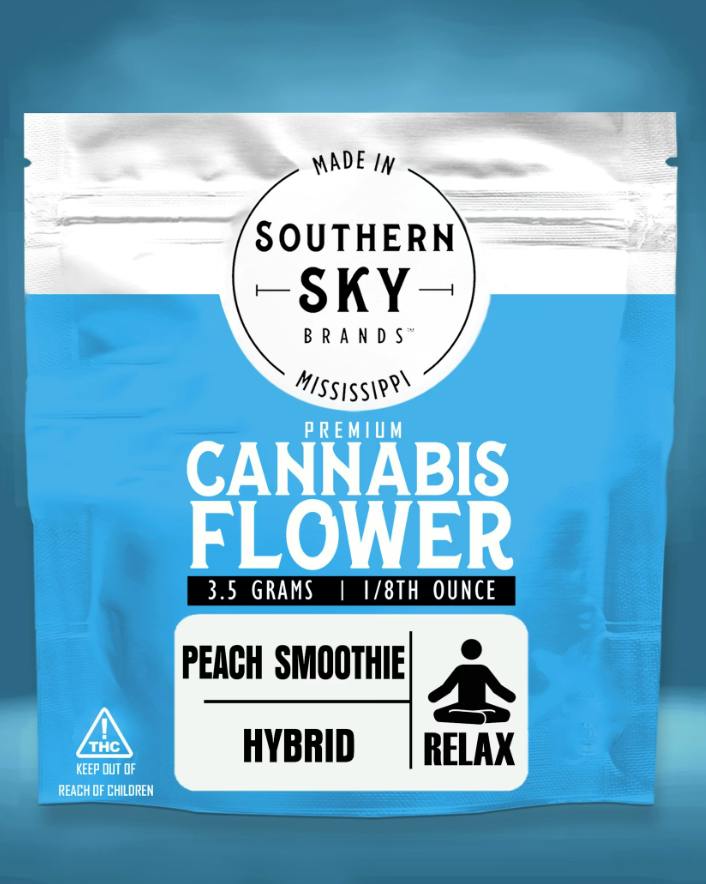 Peach Smoothie | Big Buds | 3.5g by Southern Sky Brands