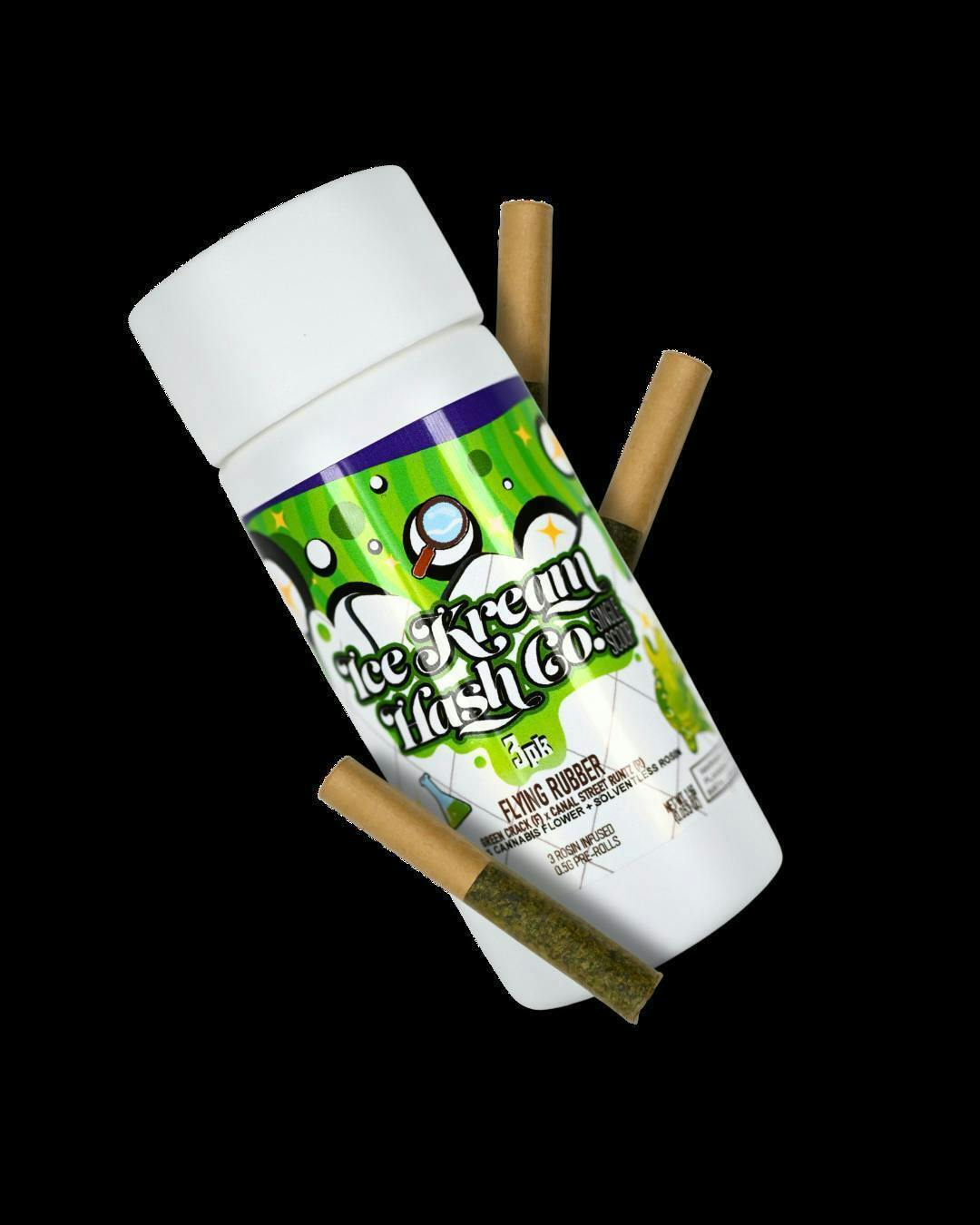 Flying Rubber | Single Scoop Rosin Infused Minis | 0.5g each | 3pk