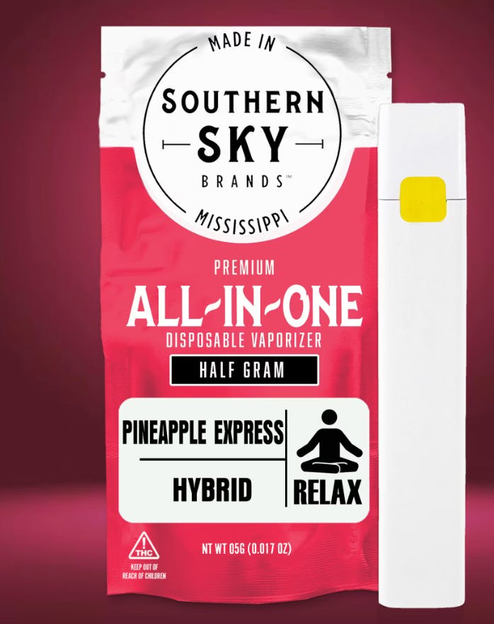 Pineapple Express | Disposable | 0.5g - Southern Sky Brands