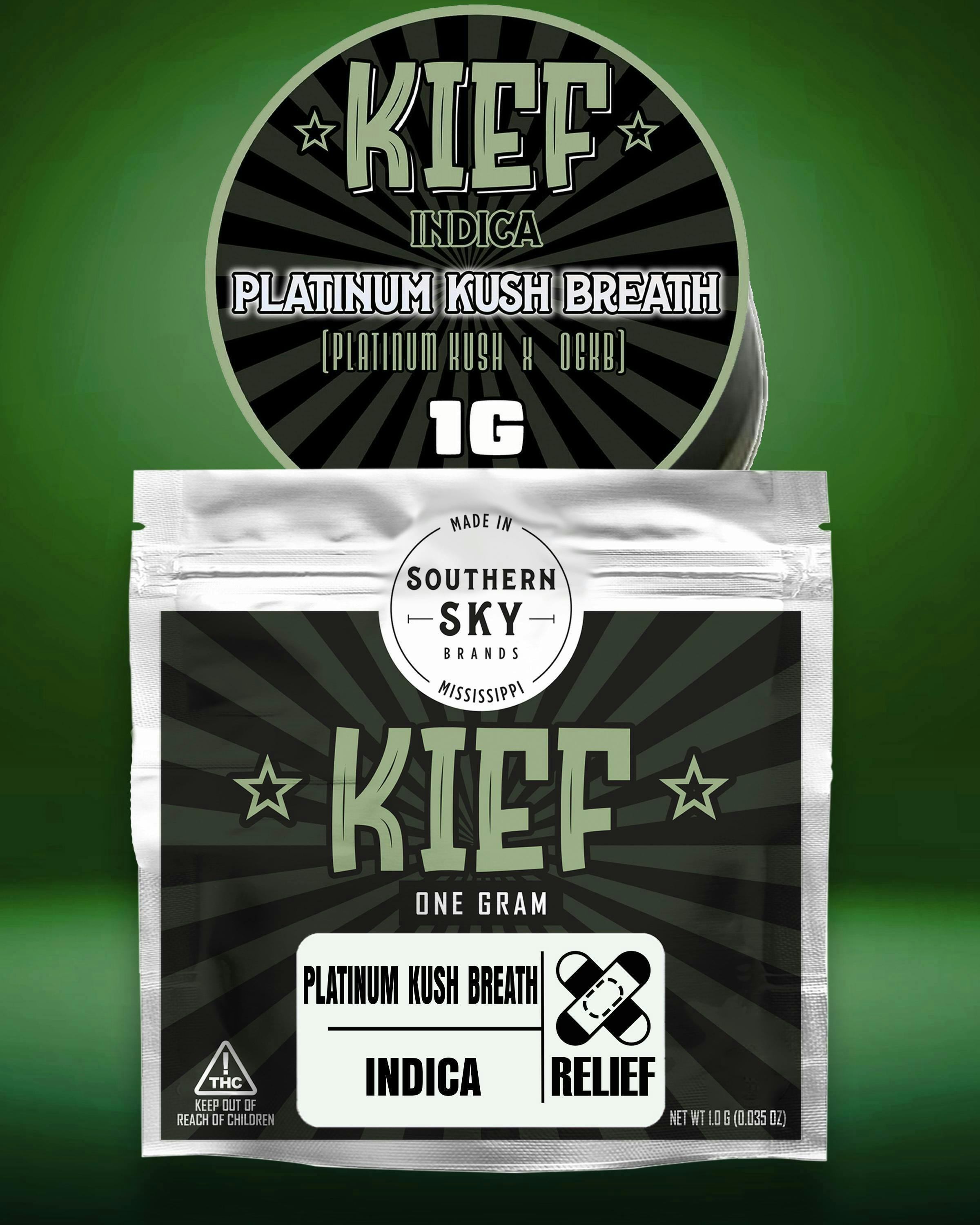 Platinum Kush Breath | Kief | 1g at Southern Sky Wellness Medical Cannabis Dispensary Pearl MS