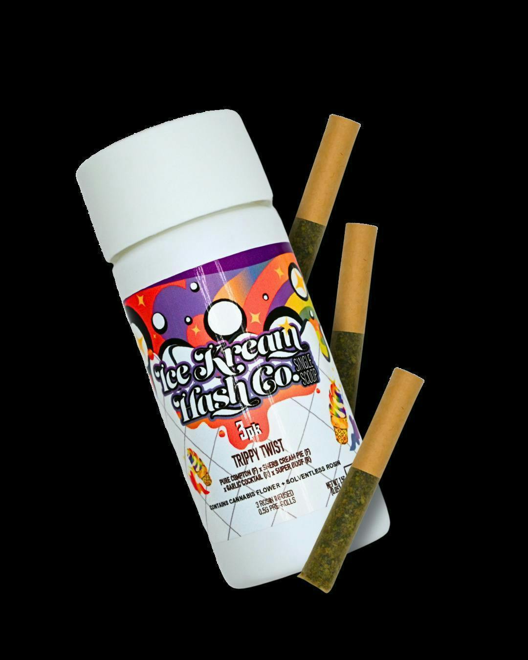 Trippy Twist | Rosin Infused Minis | 0.5g each | 3pk