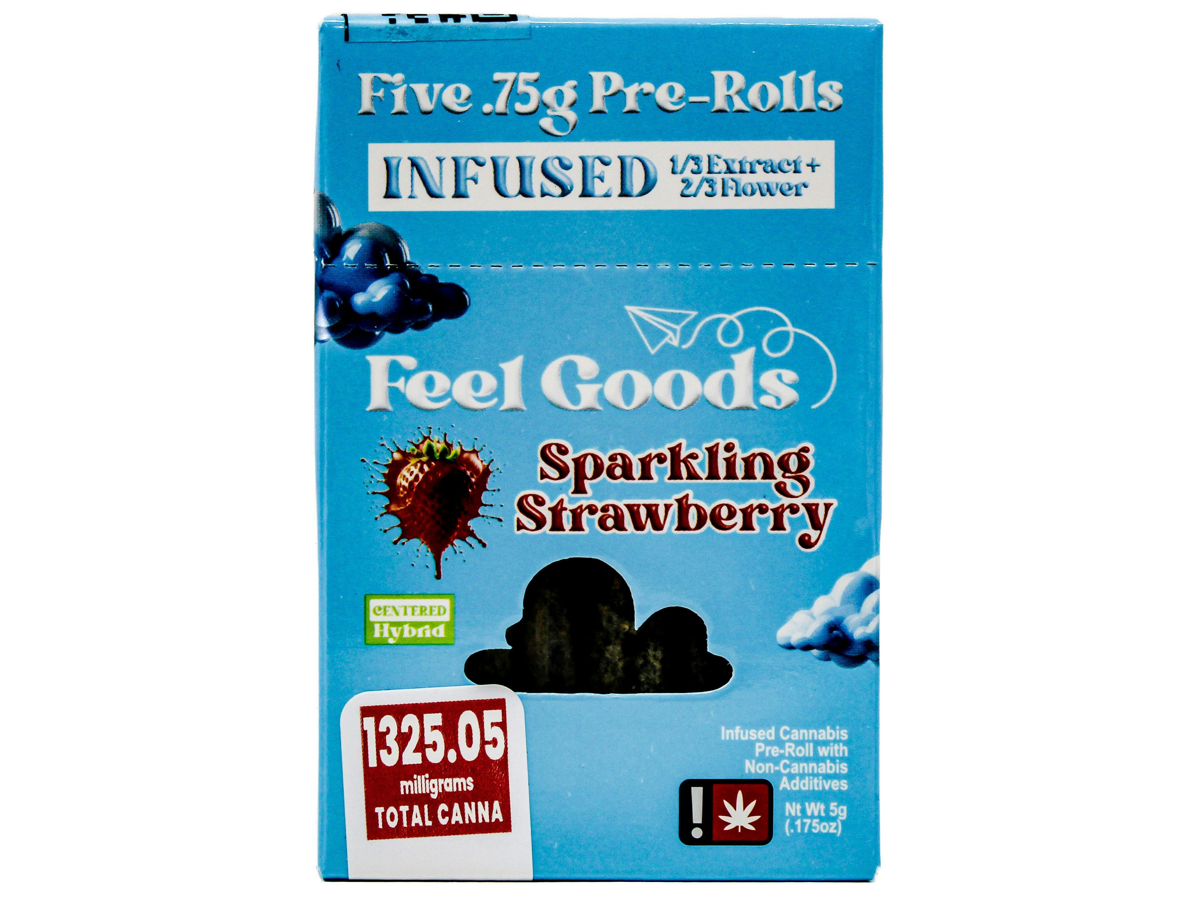 Sparkling Strawberry H | Infused Minis | 0.75g | 5pk