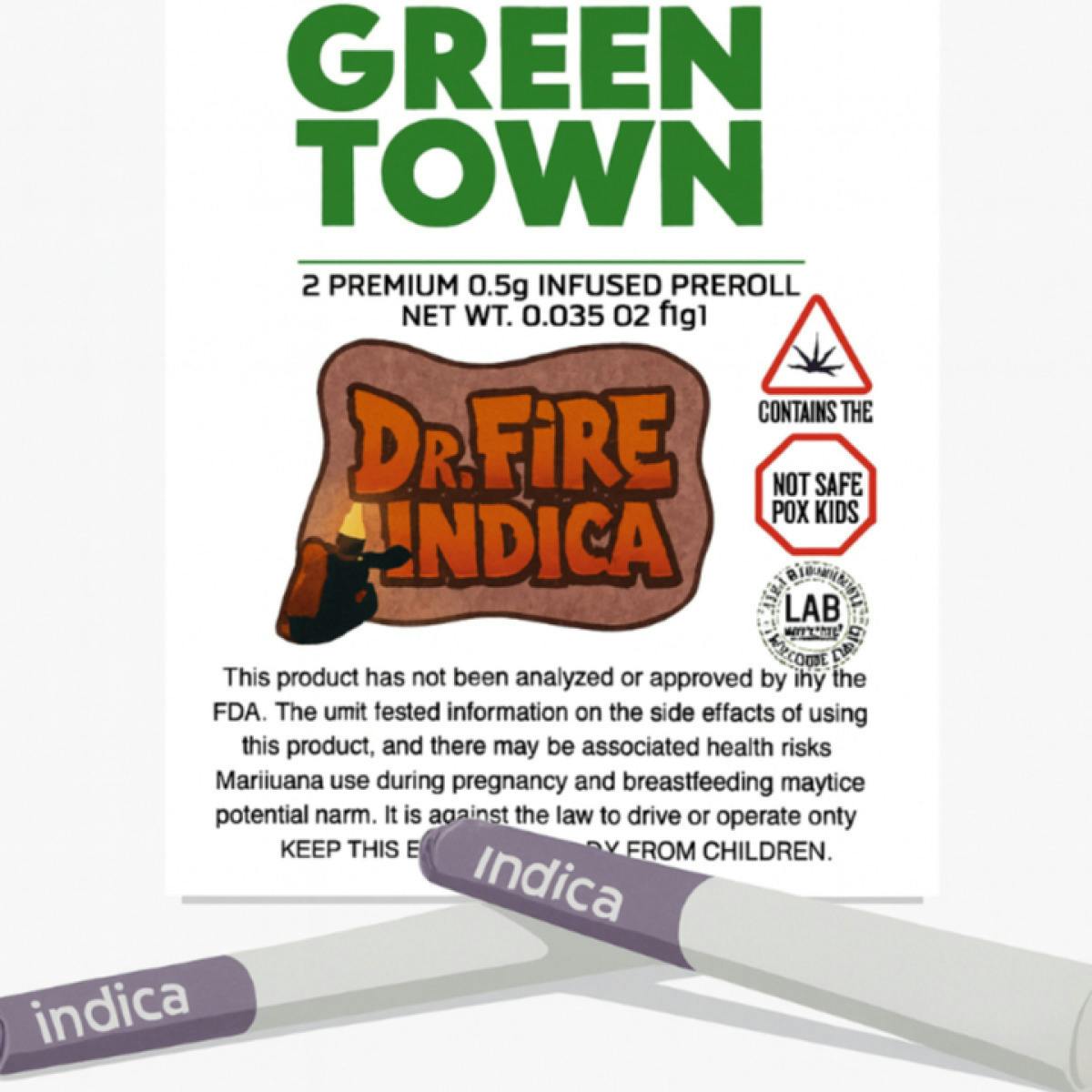 Dr. Fire | Infused Minis | 0.5g | 2pk at The Boston Garden Athol Dispensary